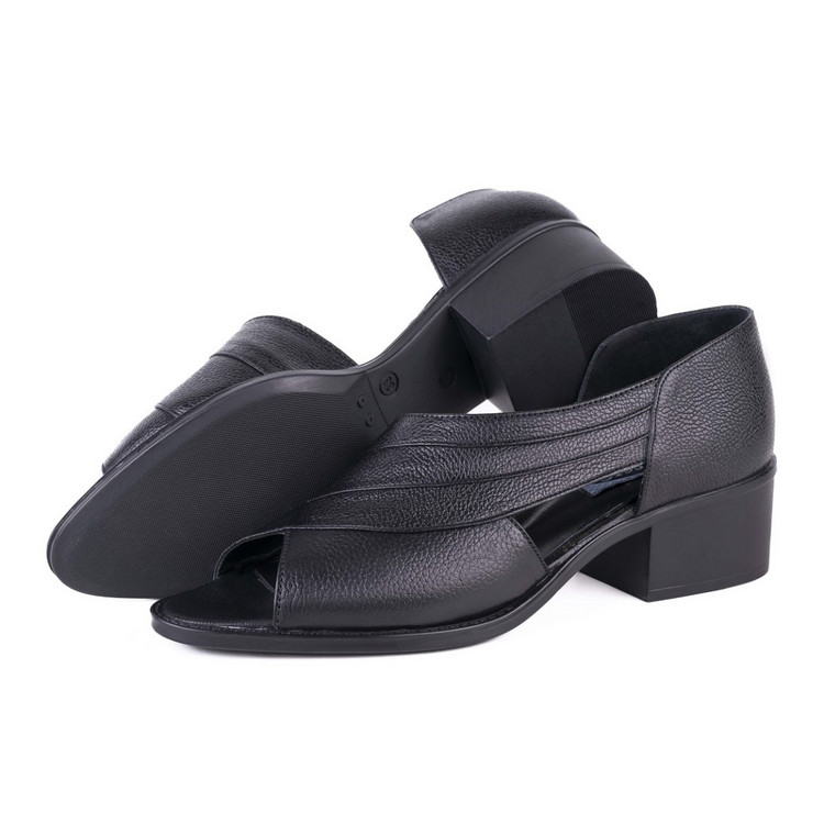 کفش چرم زنانه مدل نیکول